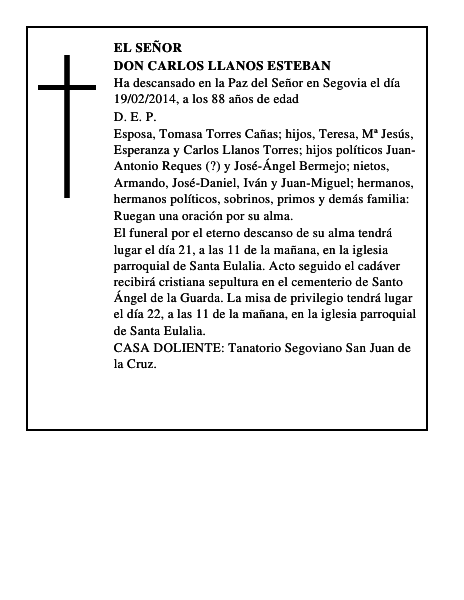 Don Carlos Llanos Esteban