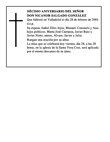 Don Nicanor Salgado González
