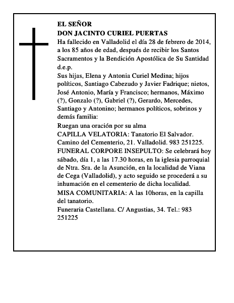 Don Jacinto Curiel Puertas