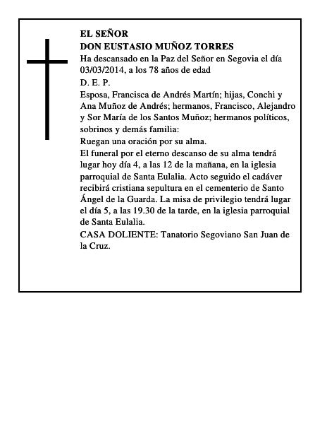 Don Eustasio Muñoz Torres