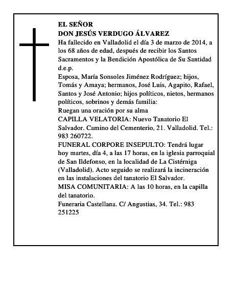 Don Jesús Verdugo Álvarez