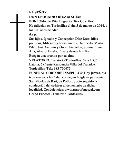 Don Leocadio Díez Macías