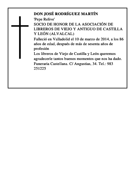 Don José Rodríguez Martín