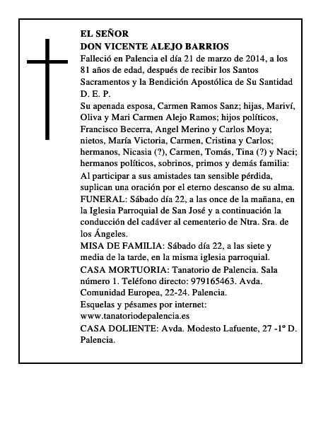 Don Vicente Alejo Barrios