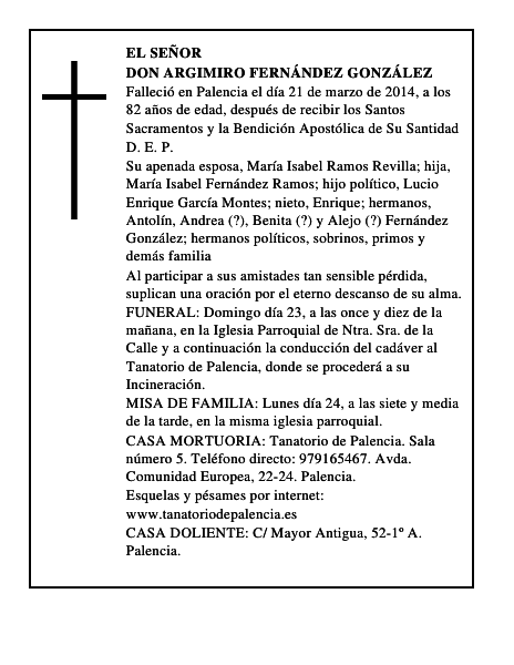 Don Argimiro Fernández González