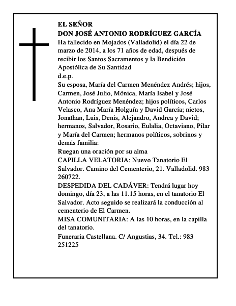 Don José Antonio Rodríguez García