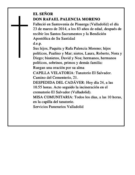 Don Rafael Palencia Moreno