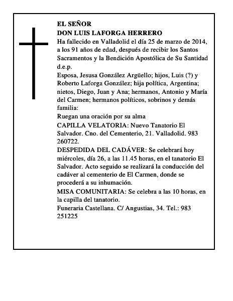 Don Luis Laforga Herrero
