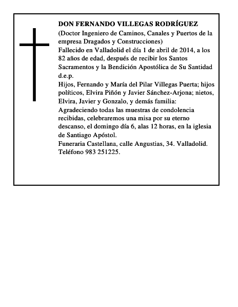 Don Fernando Villegas Rodríguez