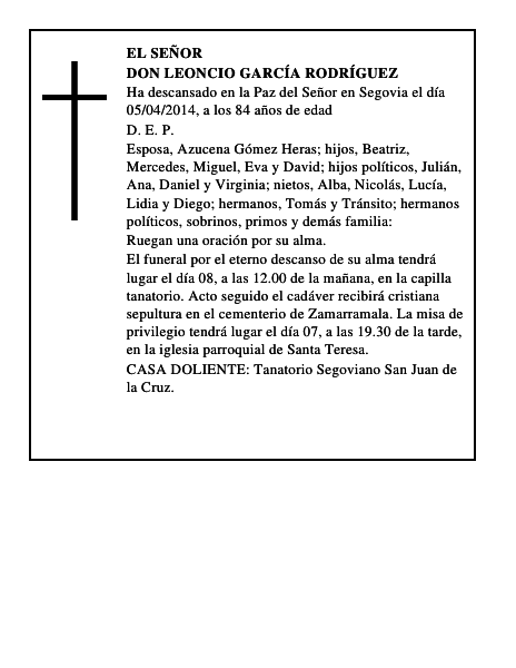 Don Leoncio García Rodríguez