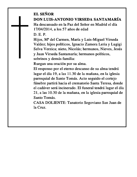 Don Luis-Antonio Virseda Santamaría