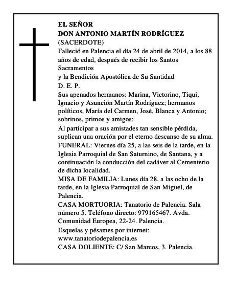 Don Antonio Martín Rodríguez