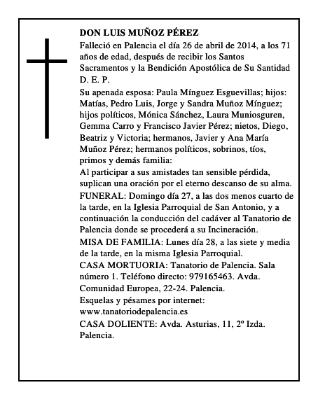 Don Luis Muñoz Pérez