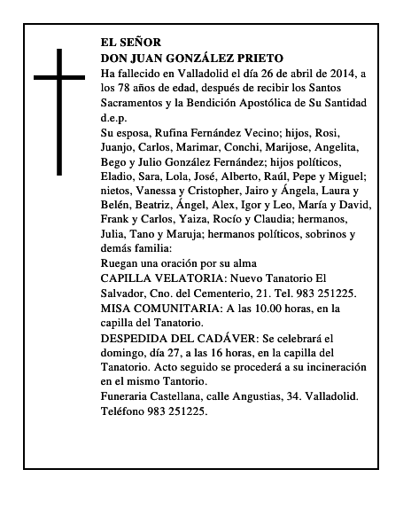 Don Juan González Prieto