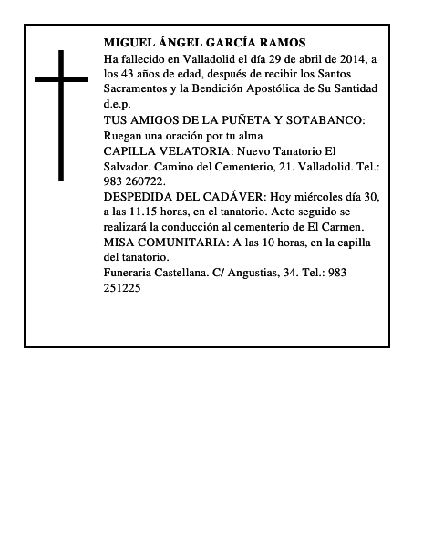 Miguel Ángel García Ramos
