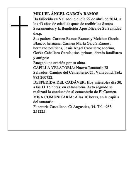 Miguel Ángel García Ramos