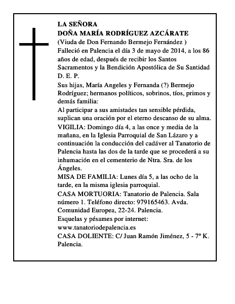 Doña María Rodríguez Azcárate