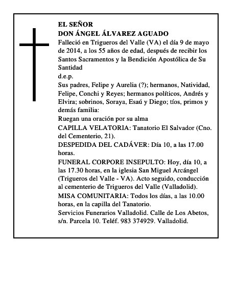 Don Ángel Álvarez Aguado