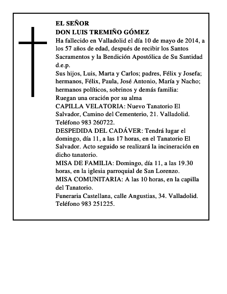 Don Luis Tremiño Gómez