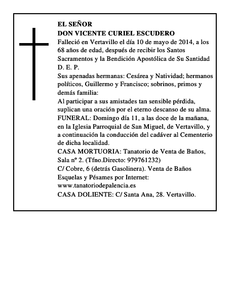 Don Vicente Curiel Escudero