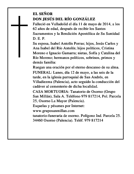 Don Jesús del Río González