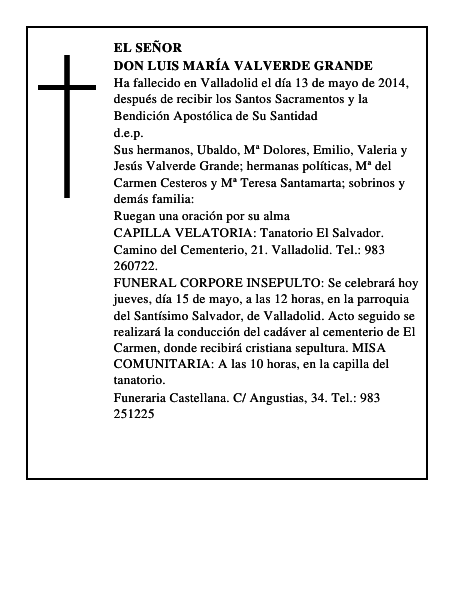 Don Luis María Valverde Grande