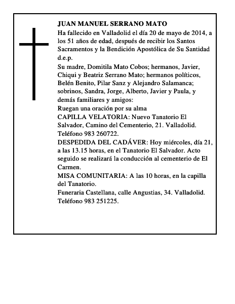 Juan Manuel Serrano Mato