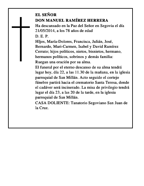 Don Manuel Ramírez Herrera