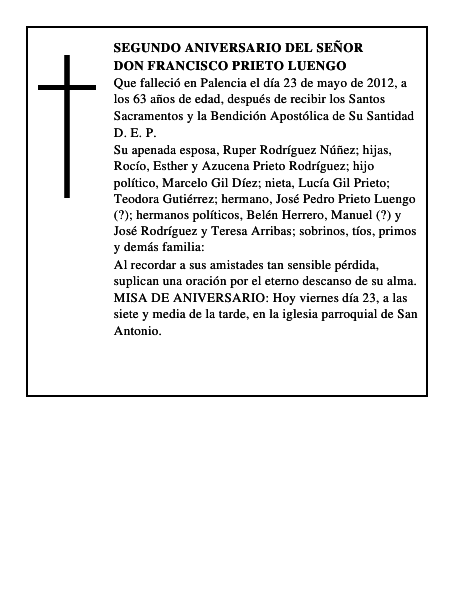 Don Francisco Prieto Luengo