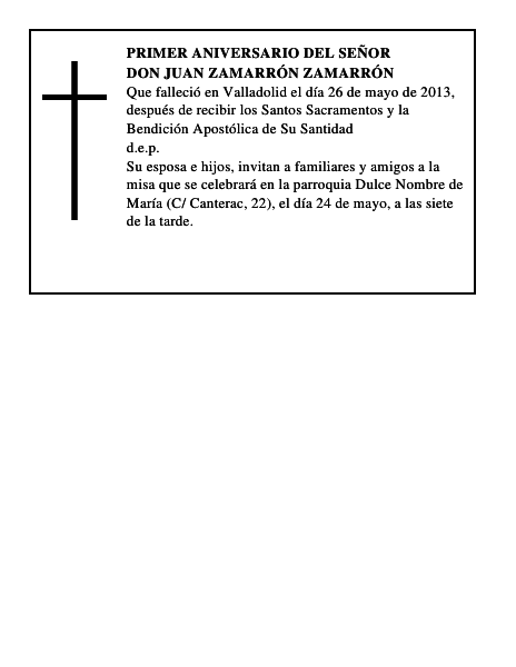 Don Juan Zamarrón Zamarrón