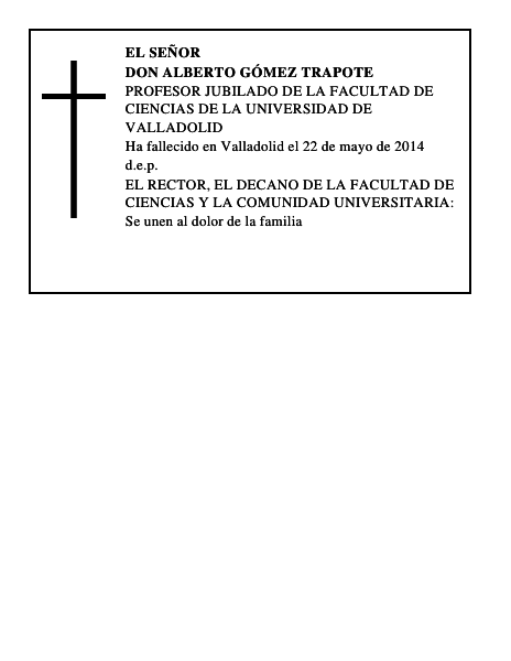 Don Alberto Gómez Trapote