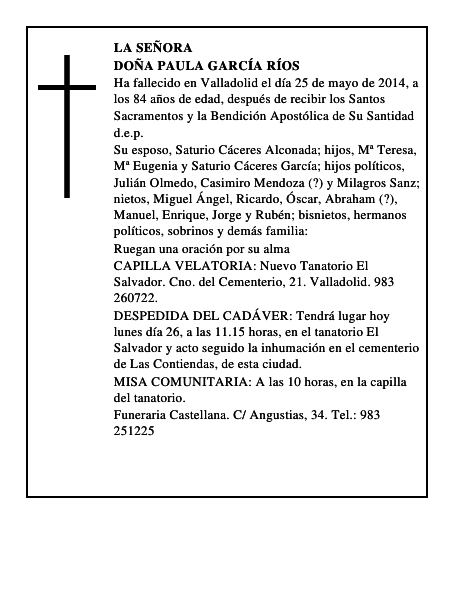 Doña Paula García Ríos