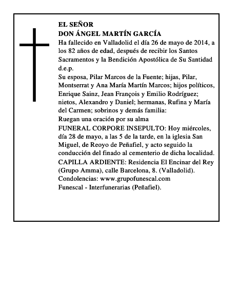 Don Ángel Martín García