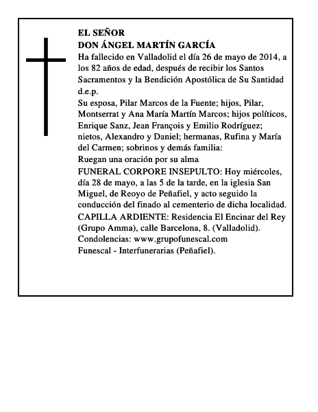 Don Ángel Martín García