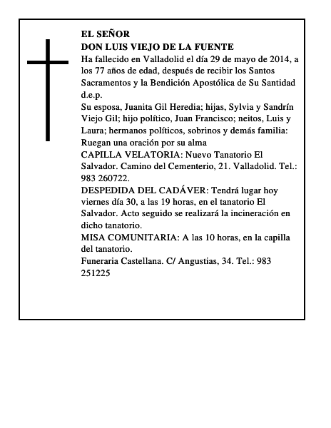 Don Luis Viejo de la Fuente