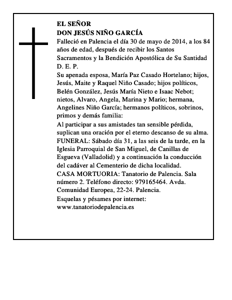 Don Jesús Niño García