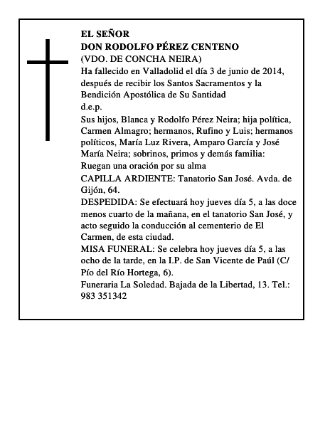 Don Rodolfo Pérez Centeno