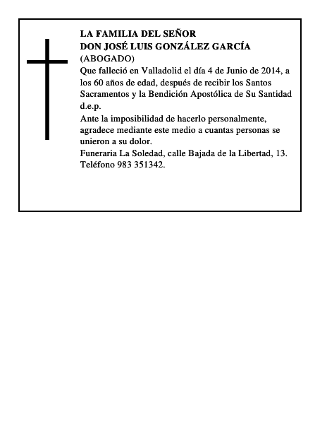 Don José Luis González García