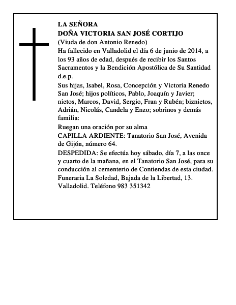 Doña Victoria San José Cortijo