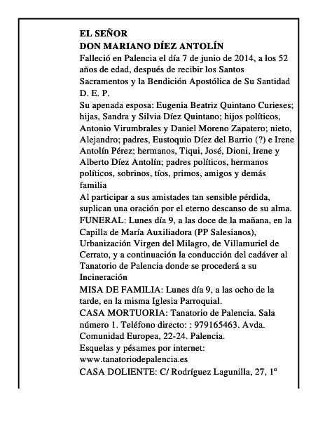 Don Mariano Díez Antolín