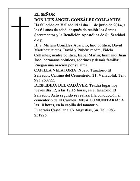 Don Luis Ángel González Collantes