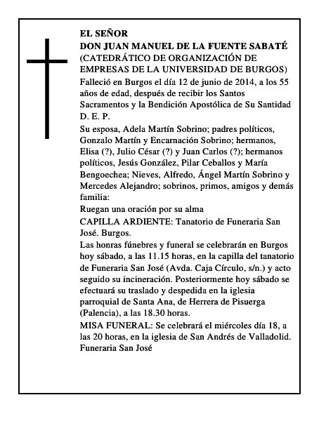 Don Juan Manuel de la Fuente Sabaté