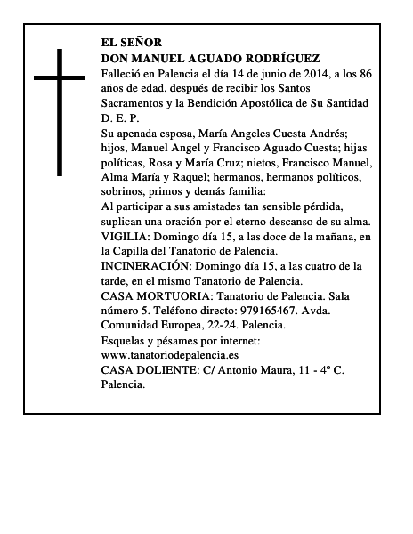 Don Manuel Aguado Rodríguez