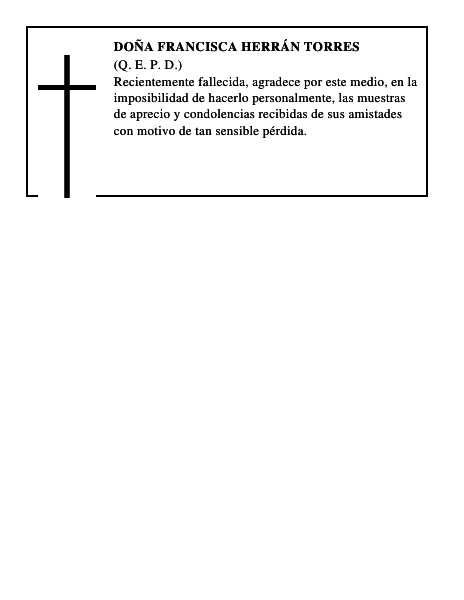 Doña Francisca Herrán Torres
