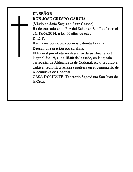 Don José Crespo García