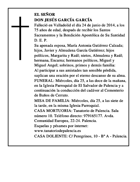 Don Jesús García García