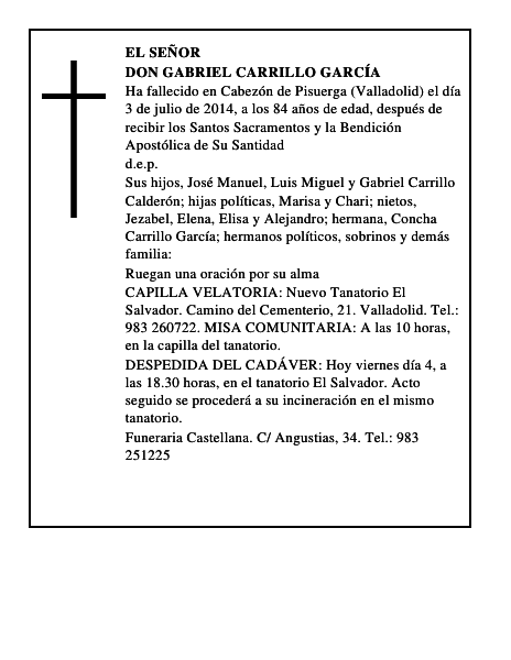 Don Gabriel Carrillo García