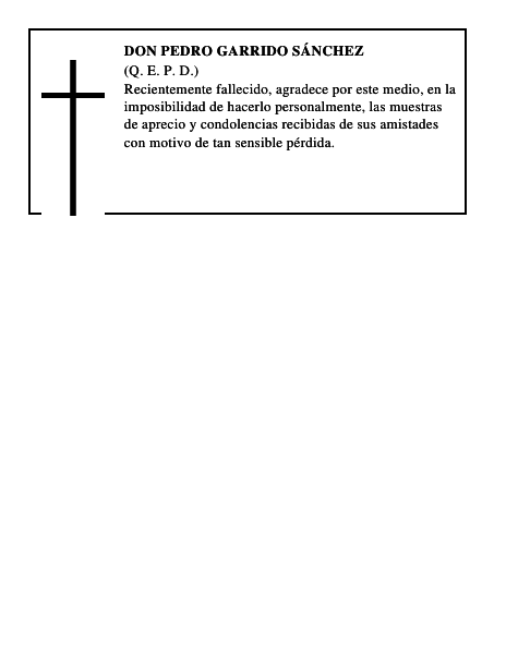 Don Pedro Garrido Sánchez