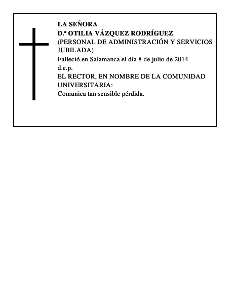 D.ª Otilia Vázquez Rodríguez