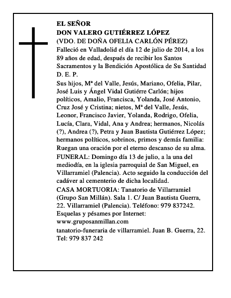 Don Valero Gutiérrez López